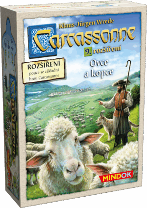 Carcassonne rozšíření 9: Ovce a kopce (2017)