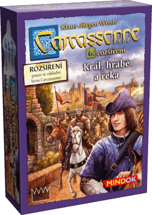 Carcassonne rozšíření 6: Král, hrabě a řeka (2017)