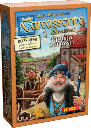 Carcassonne rozšíření 5: Opatství a starosta (2017)