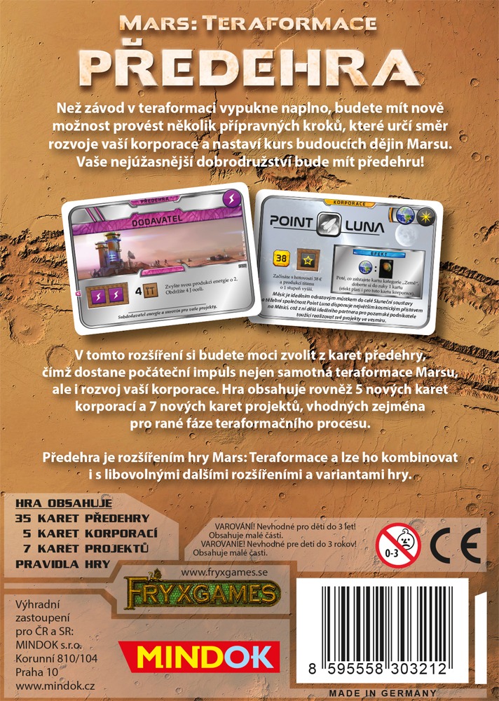 Mars: Teraformace - Předehra - rozšíření 3 - Obrázek 2