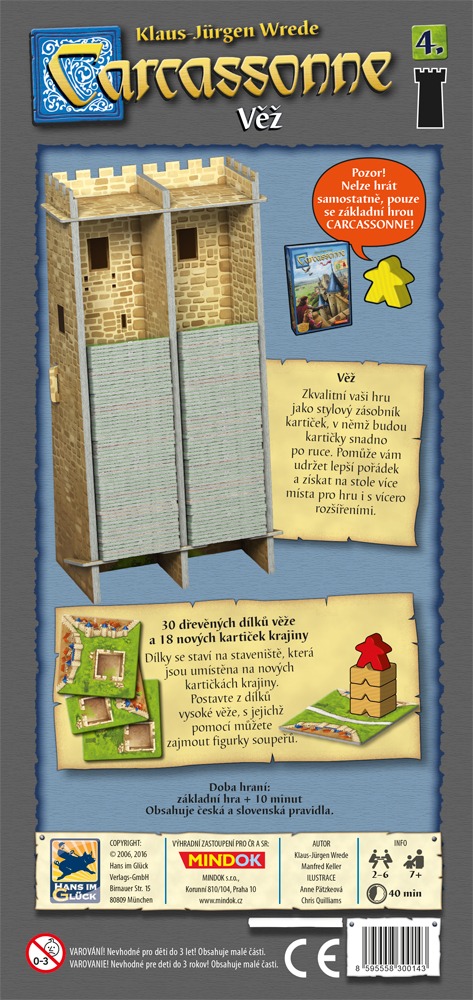 Carcassonne rozšíření 4: Věž (2017) - Obrázek 3