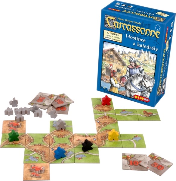 Carcassonne rozšíření 1: Hostince a katedrály 2017 - Obrázek 4
