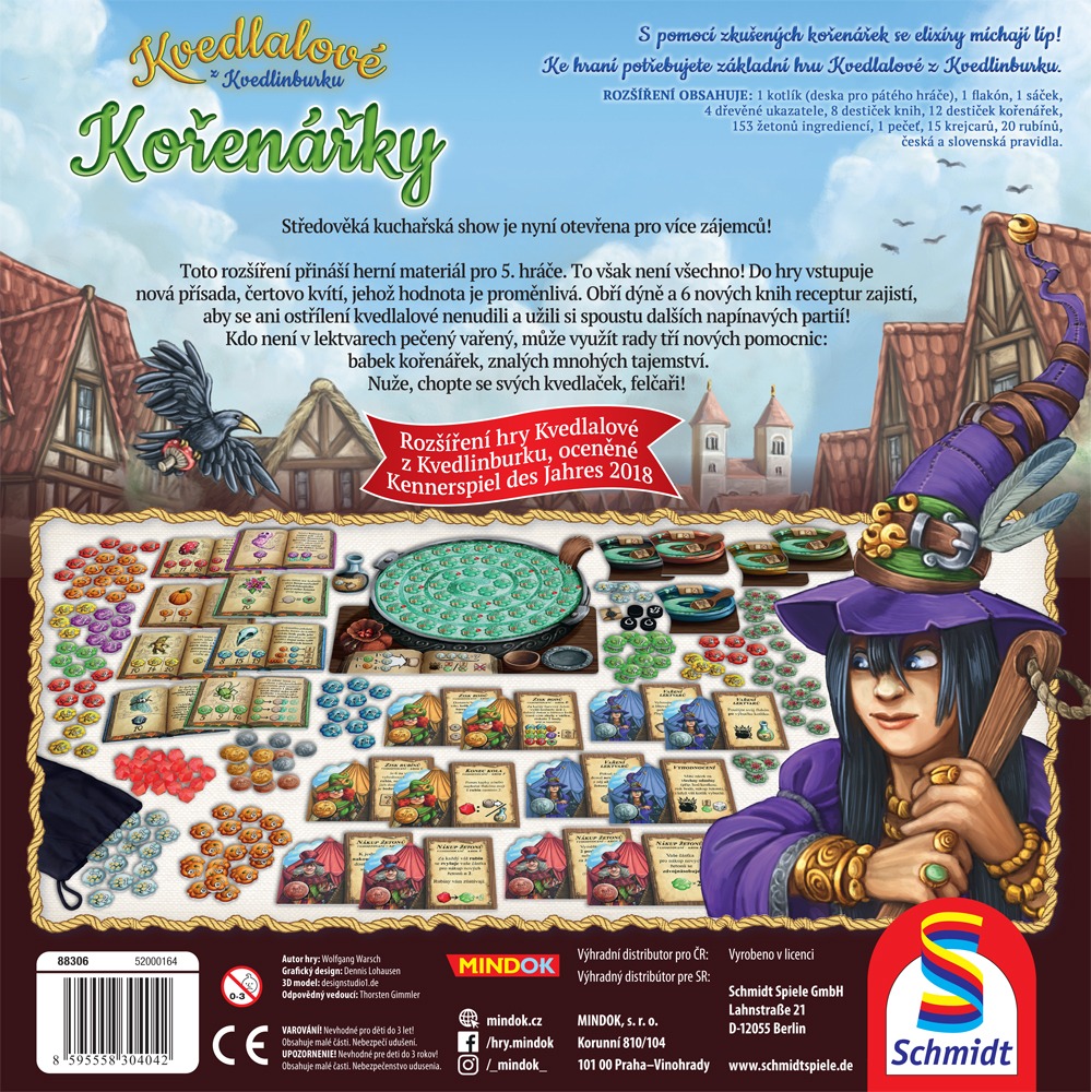 Kvedlalové z Kvedlinburku: Kořenářky – rozšíření - Obrázek 2