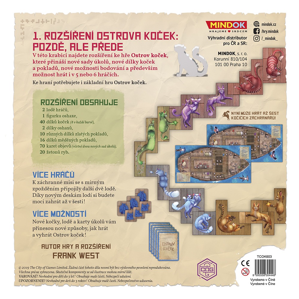 Ostrov koček: Pozdě, ale přede – 1. rozšíření - Obrázek 2