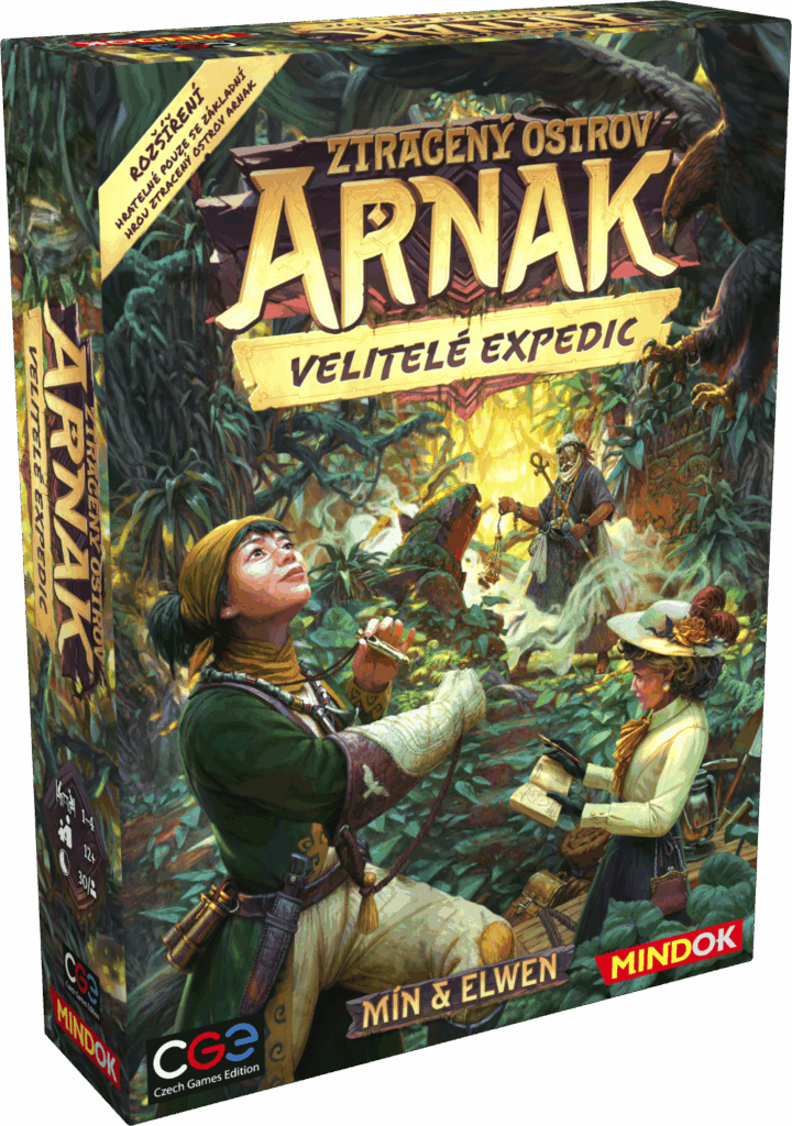 Ztracený ostrov Arnak: Velitelé Expedic - rozšíření