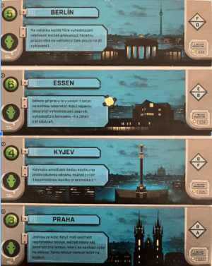 Nebe v plamenech: Promo karty Praha, Berlín, Essen a Kyjev - promo