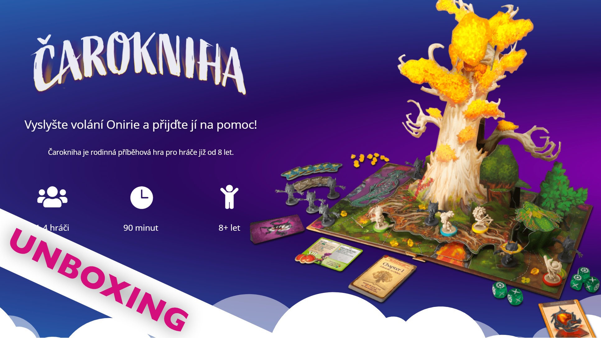 Podívejte se, co najdete uvnitř hry Čarokniha!