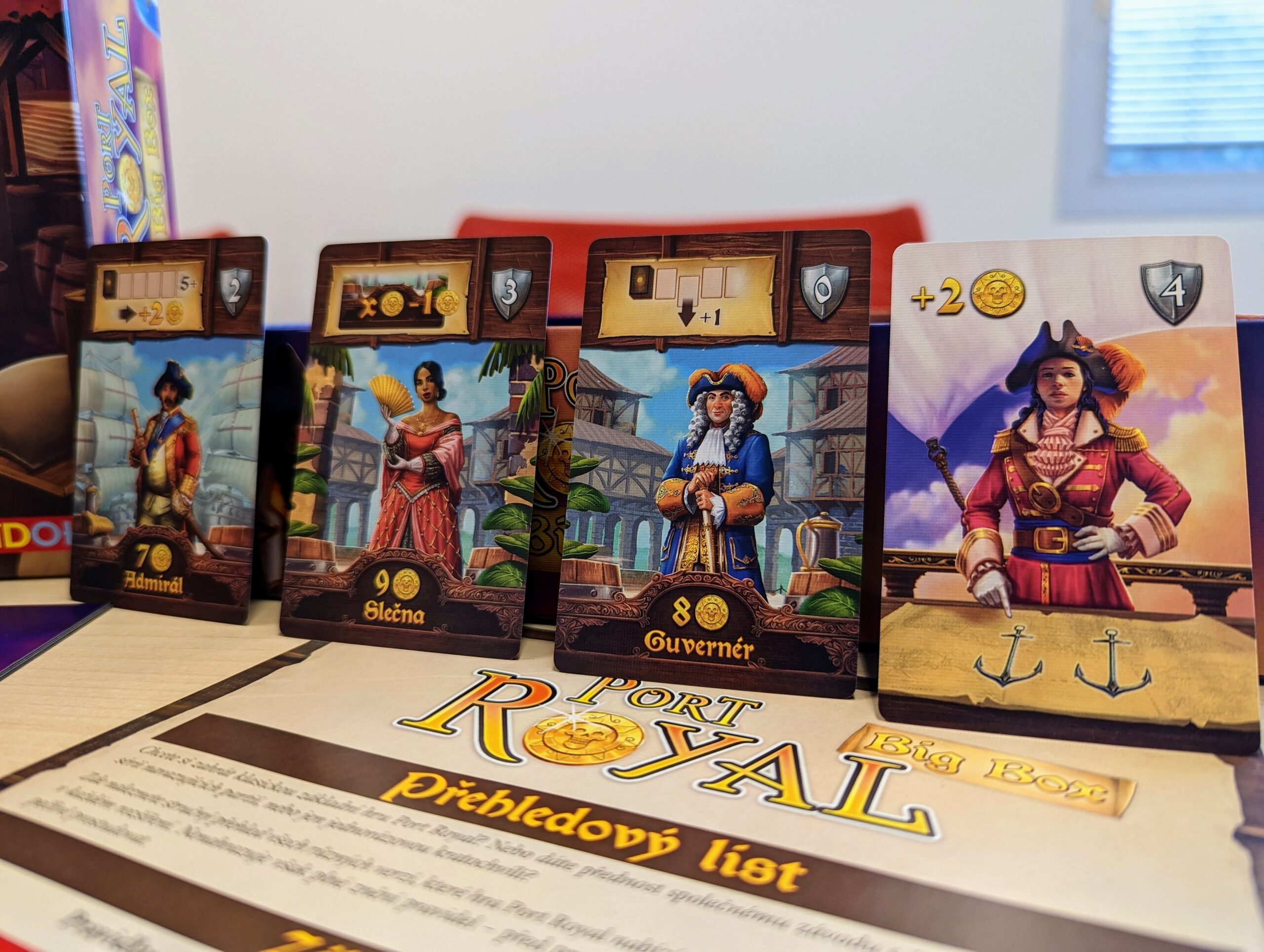 Jarní nášup novinek – máme skladem Port Royal Big Box, nové verze Time’s Up! a Desítku Harry Potter