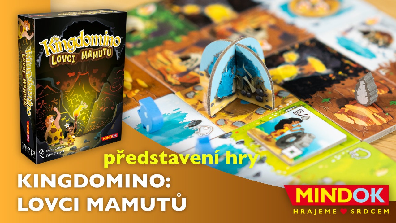 Představujeme: Kingdomino: Lovci mamutů. Podívejte se s námi do pravěku! Právě jsme spustili předobjednávky