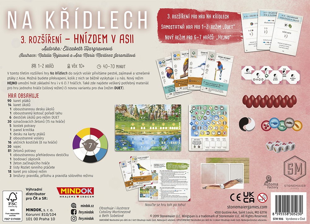Na křídlech: Hnízdem v Asii – 3. rozšíření - Obrázek 2