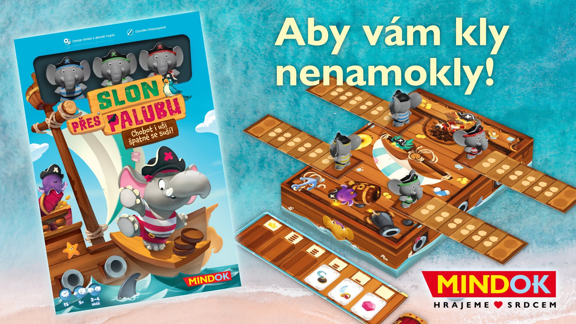 Připravujeme: rodinná hra Slon přes palubu