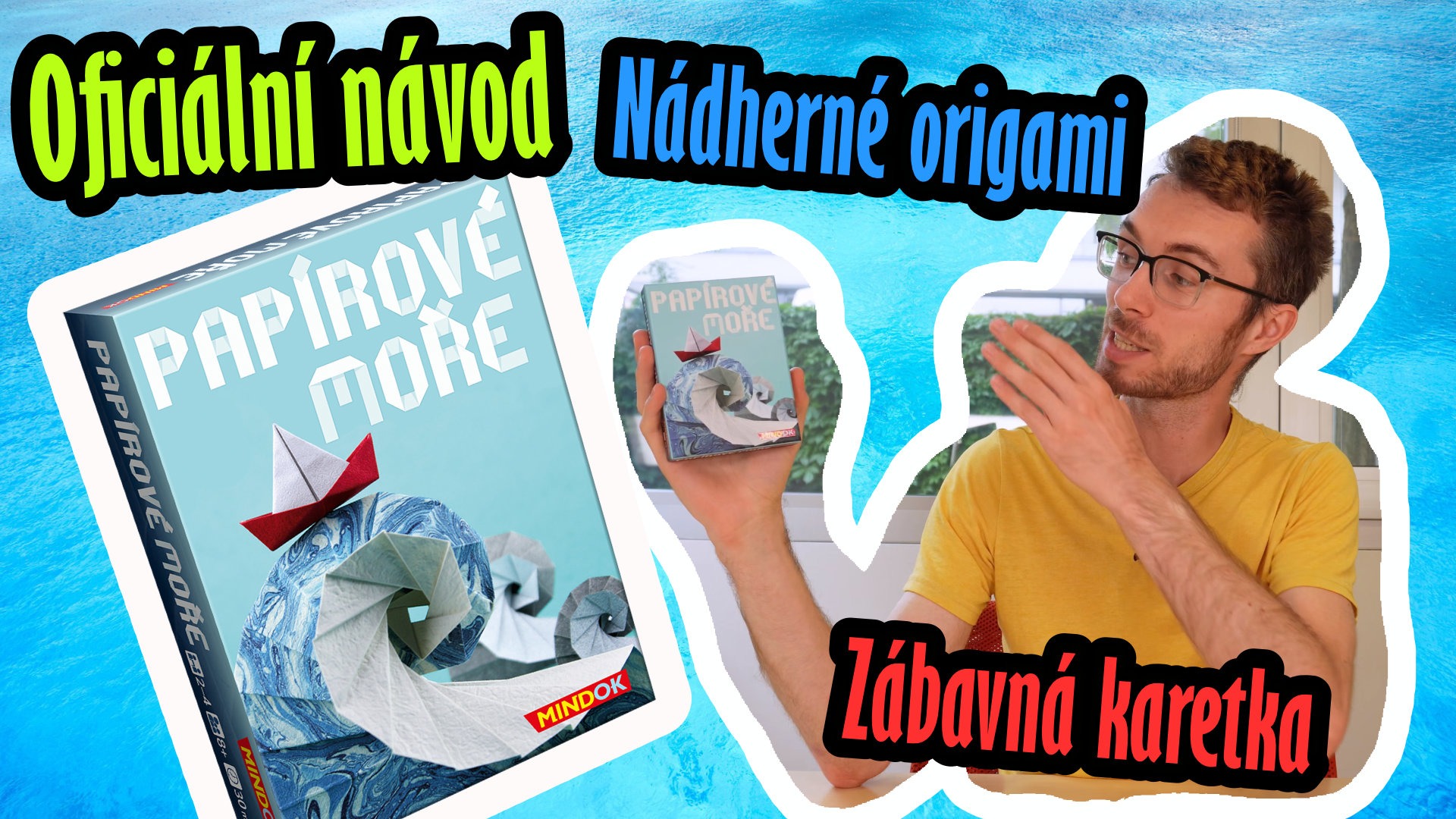 Papírové moře: Podívejte se, co najdete uvnitř krabice a naučte se hrát hru!