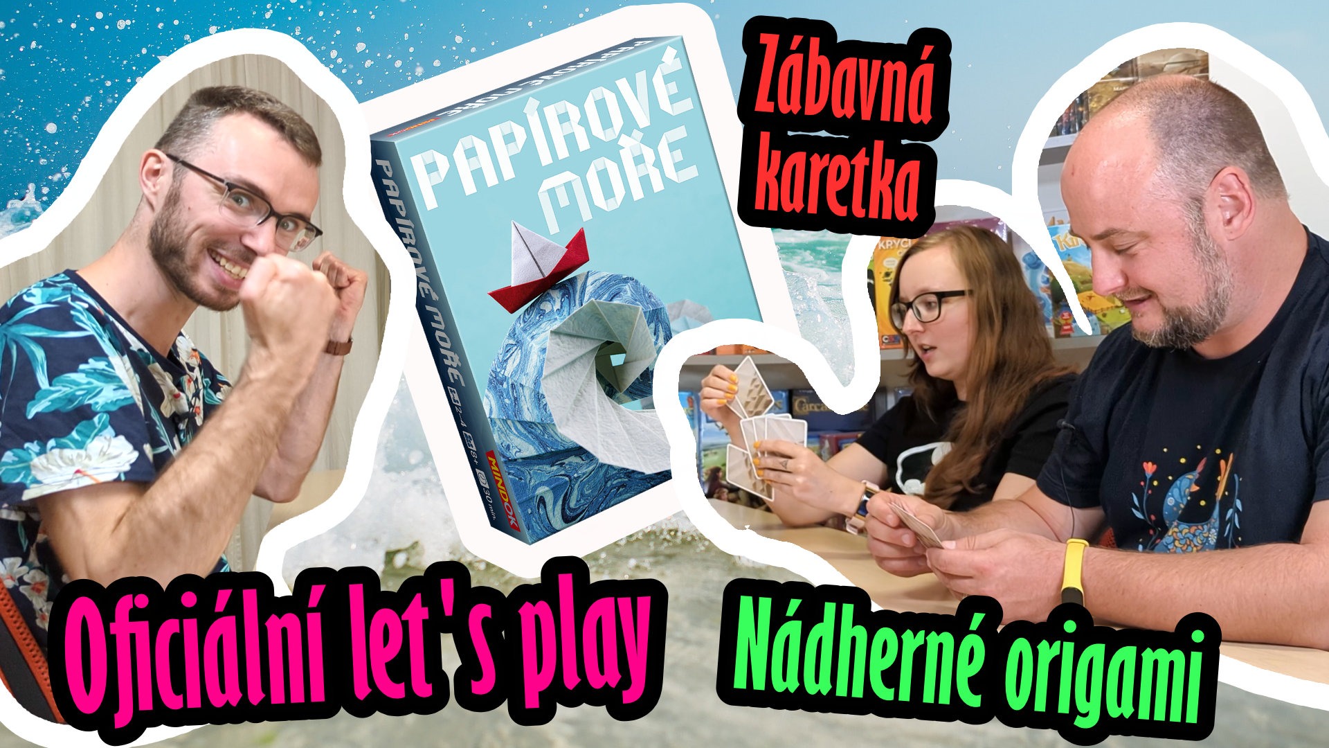 Let’s play: Papírové moře 🌊 Podívejte se, jak se hraje nová zábavná karetní hra!