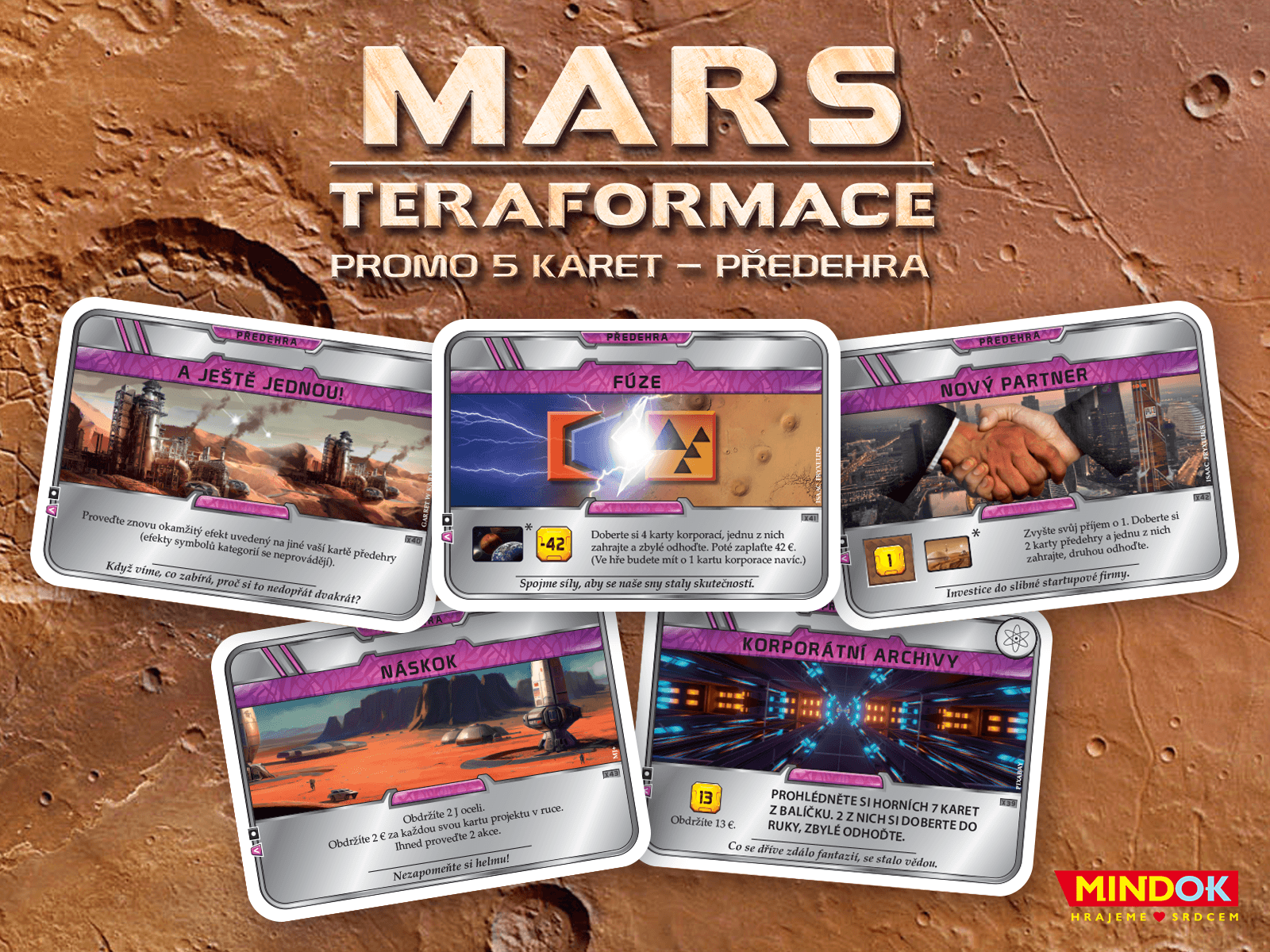 Mars: Teraformace 5 promo karet