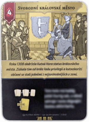 Kutná Hora: Svobodné královské město - promo karta