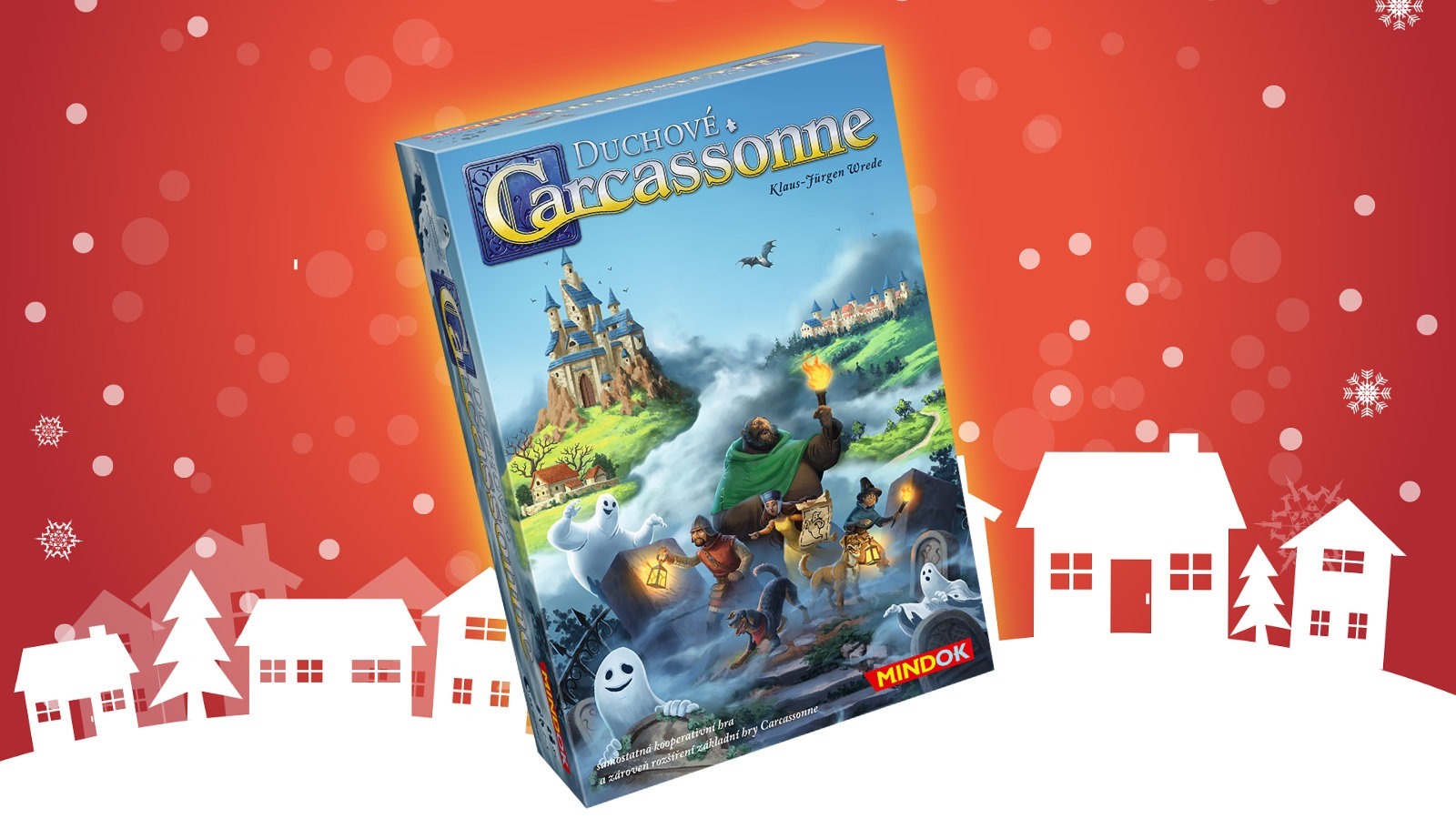 18. prosince: První kooperativní Carcassonne! Zahrajte si Duchové Carcassonne a hrajte společně proti hře!