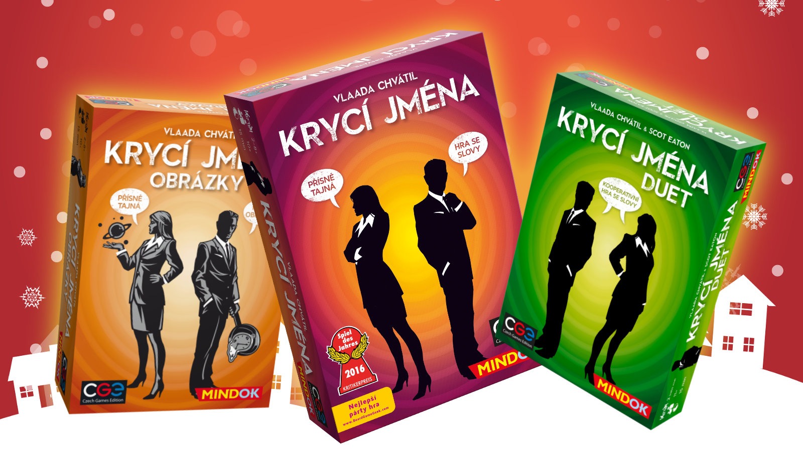 9. prosince: Legendární slovní párty hra Krycí jména