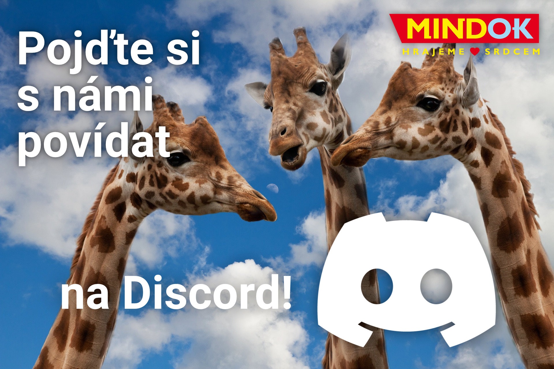 Pojďte si s námi povídat na Discord! Poradíme a ukážeme, co hrajeme v kanceláři