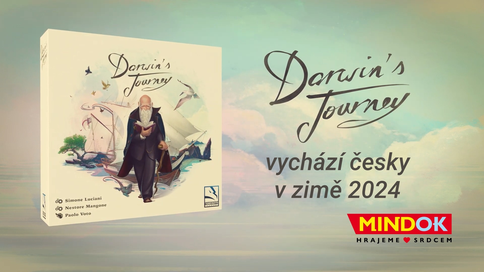 Připravujeme velkou hráčskou hru Darwin’s Journey! Objevujte nové druhy a plňte muzea! ⛵🧬🦎