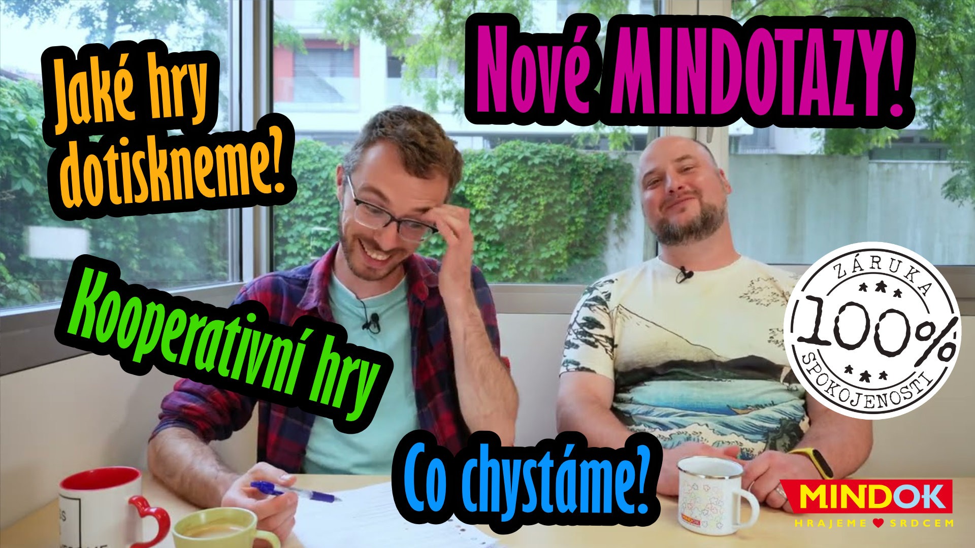 Mindotazy za květen: Nové hry, dotisky a hromada dalších informací. A také záruka spokojenosti 👍🏻