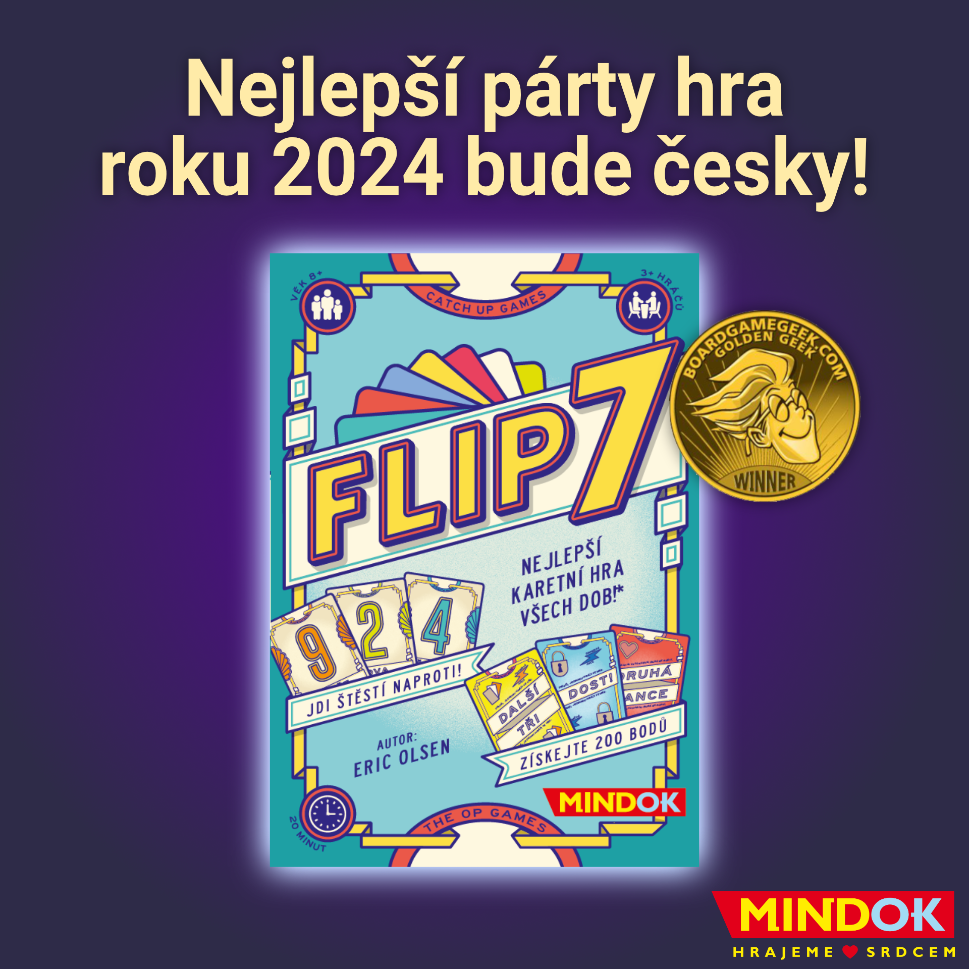 Připravujeme: Nejlepší pártu hry roku 2024 – Flip 7