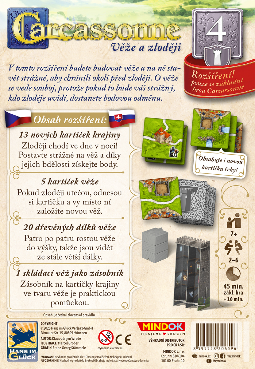 Carcasonne rozšíření 4: Věže a zloději - Obrázek 2