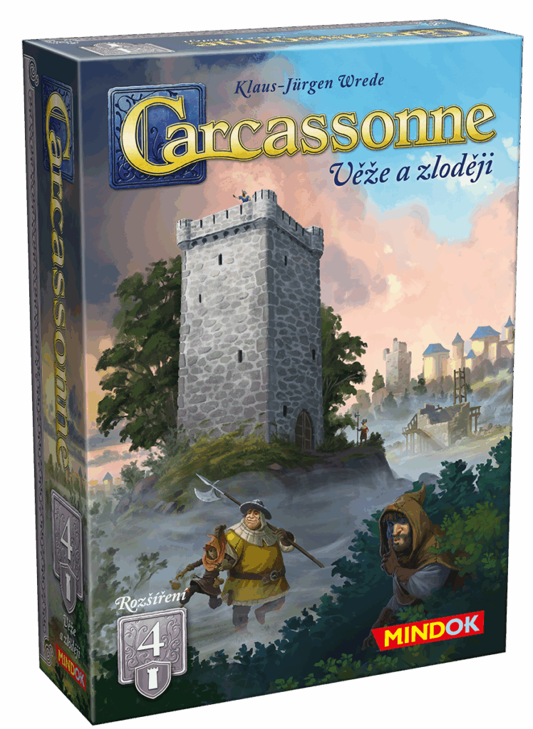 Carcasonne rozšíření 4: Věže a zloději