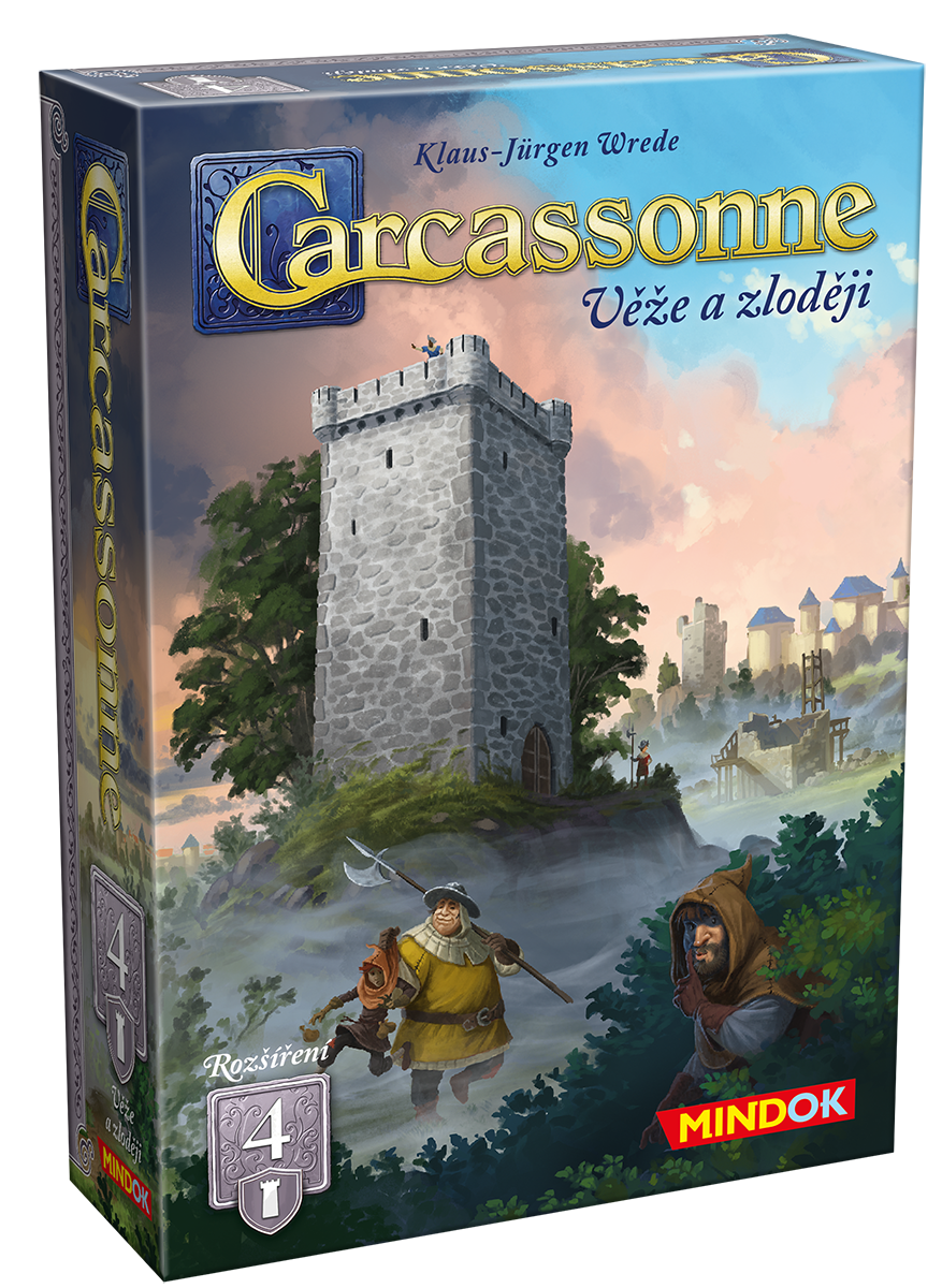 Carcasonne rozšíření 4: Věže a zloději