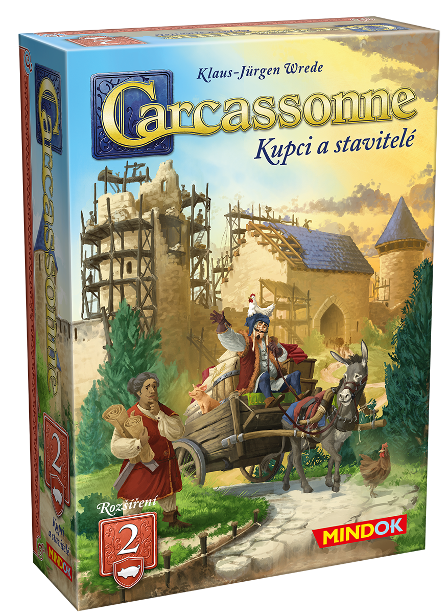 Carcassonne rozšíření 2: Kupci a stavitelé