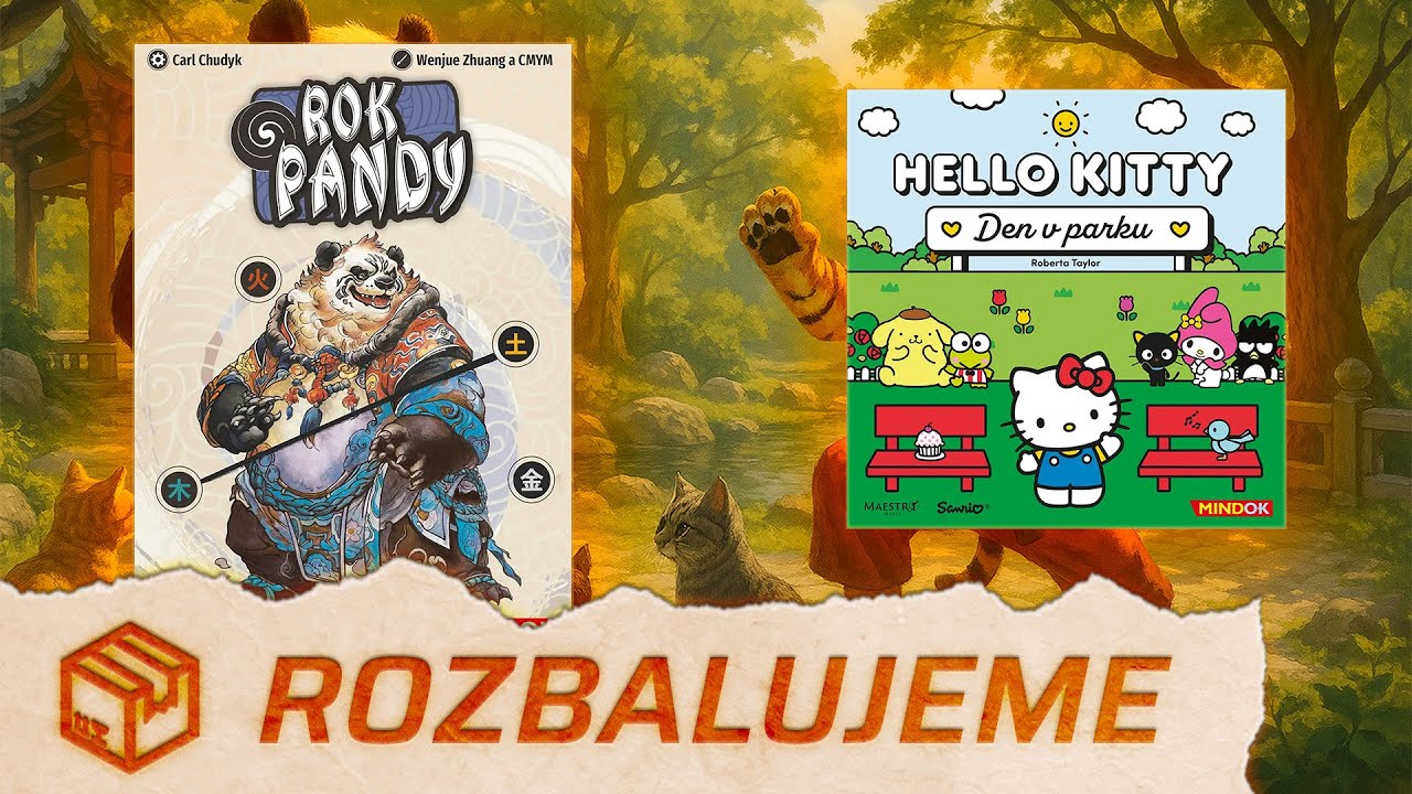 Jouobcast : unboxing Rok pandy a Hello Kitty: Den v parku