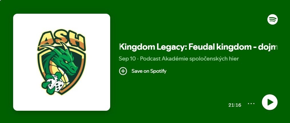 Akademie společenských her: recenze hry Kingdom Legacy: Feudal kingdom – dojmy
