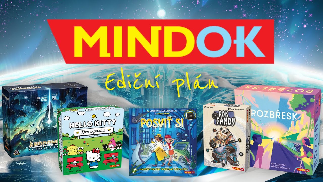 MINDOK ediční plán – novinky a výhled pro první část roku 2025 + nová oznámení!