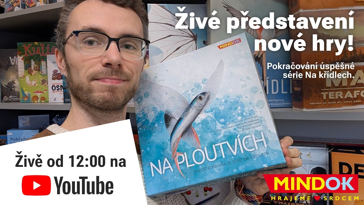 Živé povídání o nové chystané hře NA PLOUTVÍCH od MINDOKu