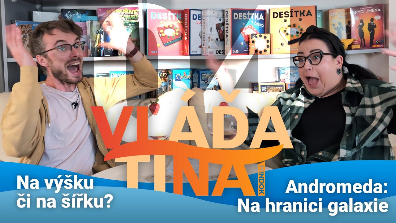 VLNA 04 – Andromeda a hlavně – jak ukládat deskovky? Na výšku, či na ležato?