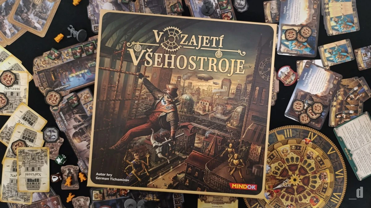 Deskolog: recenze hry V zajetí Všehostroje
