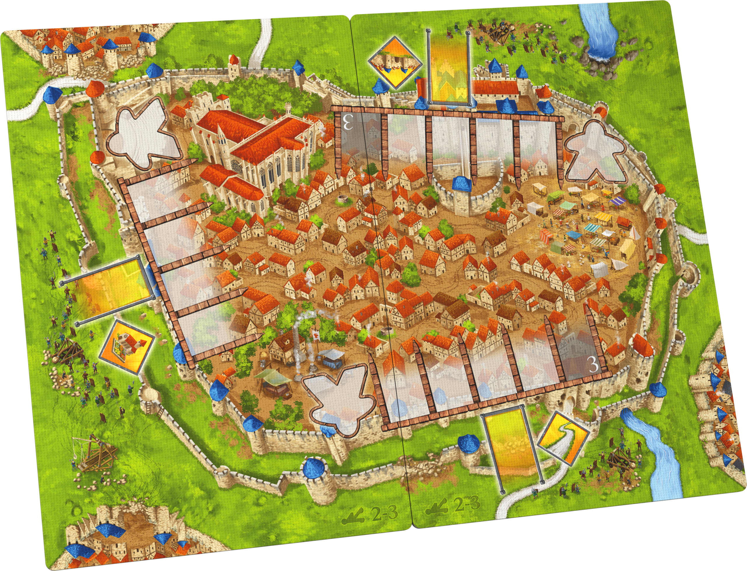 Carcasonne rozšíření 7: Dobývání a obrana - Obrázek 5