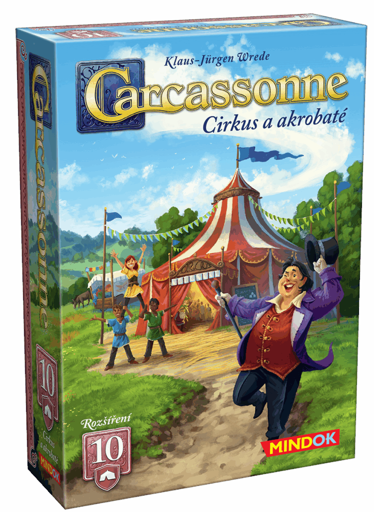 Carcasonne rozšíření 10: Cirkus a akrobaté