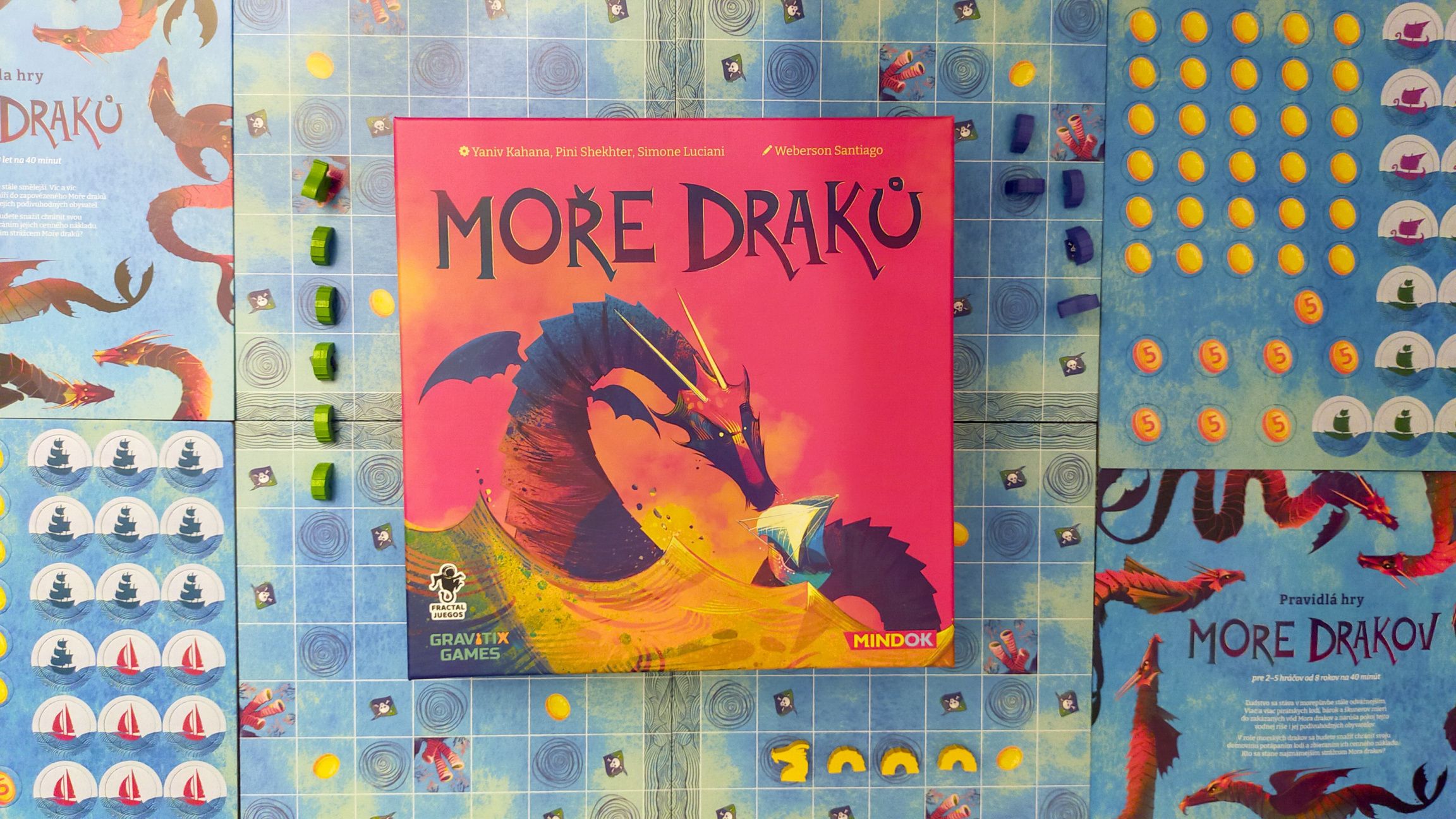 Zestolu.cz: recenze hry Moře draků – abstraktní hra pro malé i velké