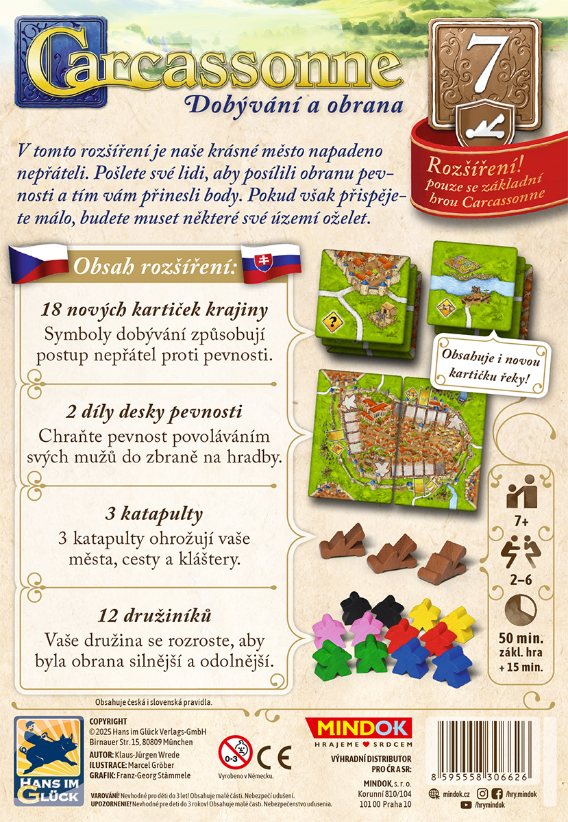 Carcasonne rozšíření 7: Dobývání a obrana - Obrázek 2