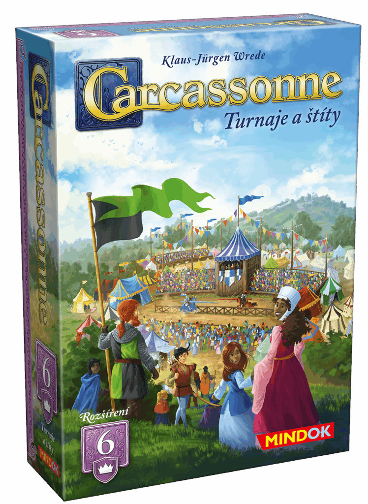 Carcasonne rozšíření 6: Turnaje a štíty