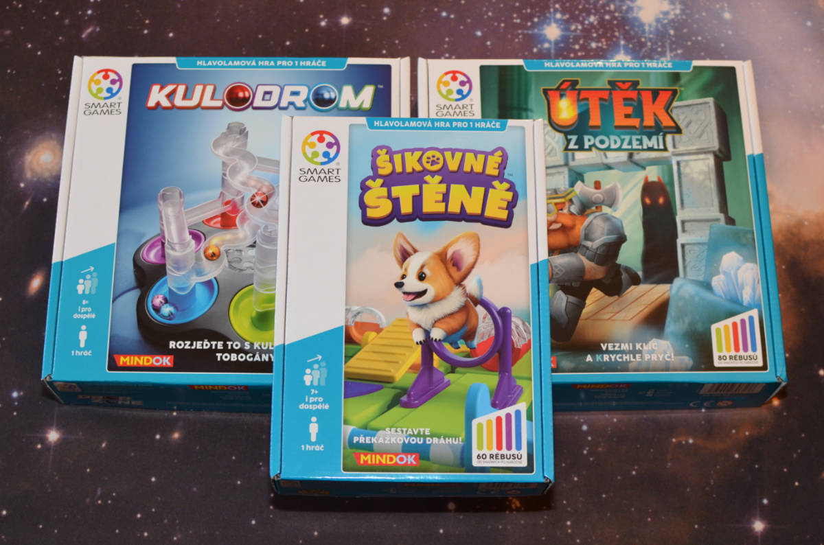 Hrajeme.cz: recenze her z kategorie SMART – hlavolamové hry pro jednoho hráče
