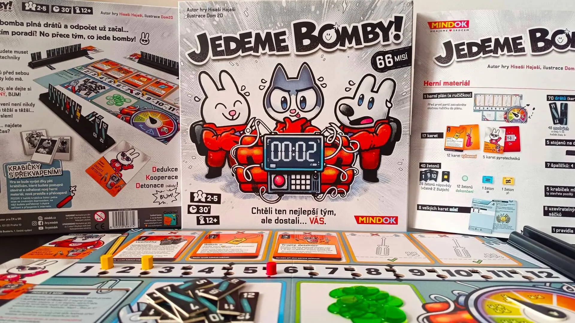 Gaming Professors: recenze hry Jedeme bomby! – kooperativní dedukce pro všechny