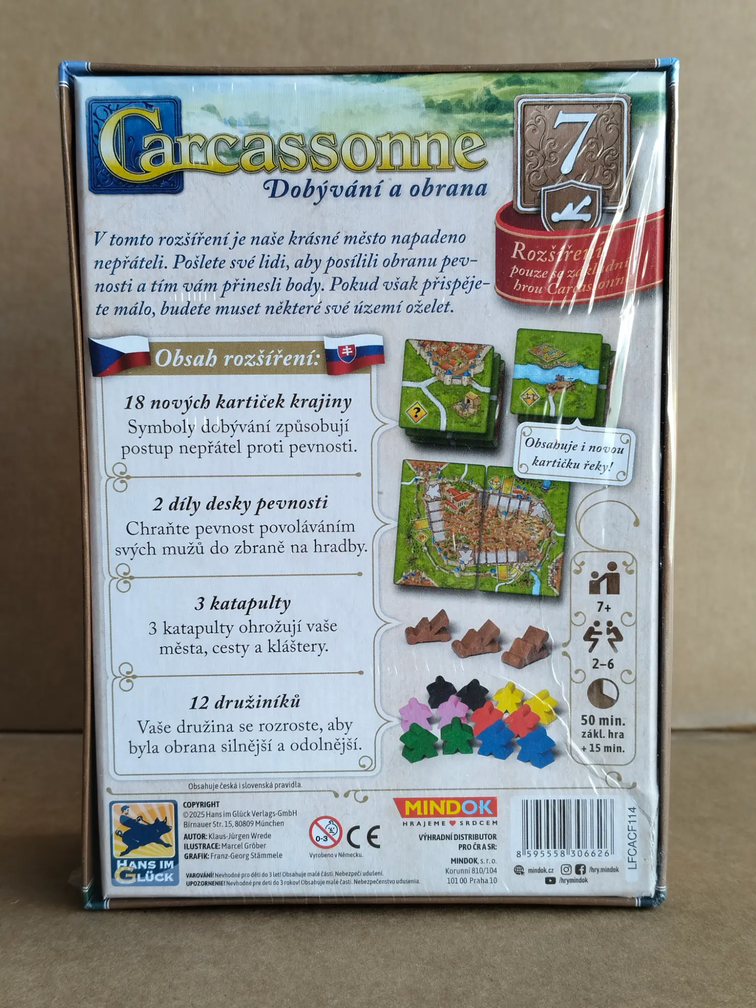Carcasonne rozšíření 7: Dobývání a obrana – defektní - Obrázek 3