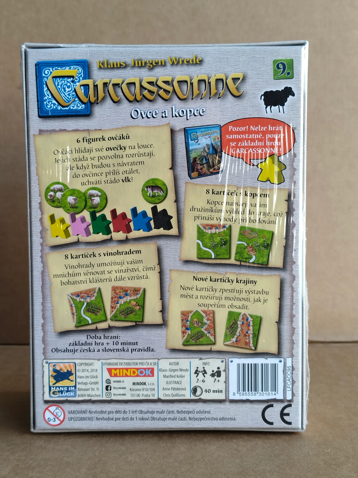 Carcasonne rozšíření 9: Ovce a pastýři – defektní - Obrázek 5