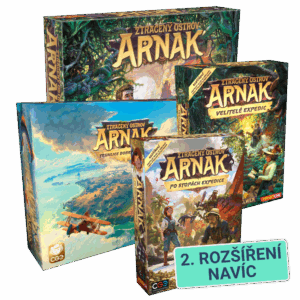 SET Ztracený ostrov Arnak se všemi rozšířeními 🎁