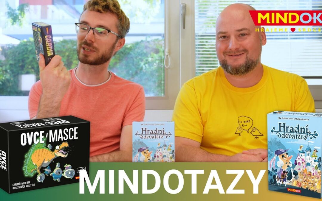 Mindotazy září: Cardie, Hradní devatero, rozšíření Na křídlech (draků) a hromada dalších zajímavostí