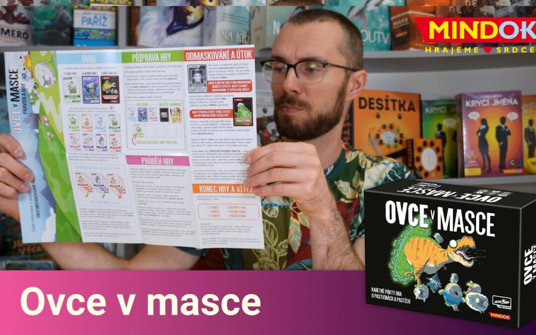 Ovce v masce – párty hra o shánění stád ovcí a únosech mimozemšťany