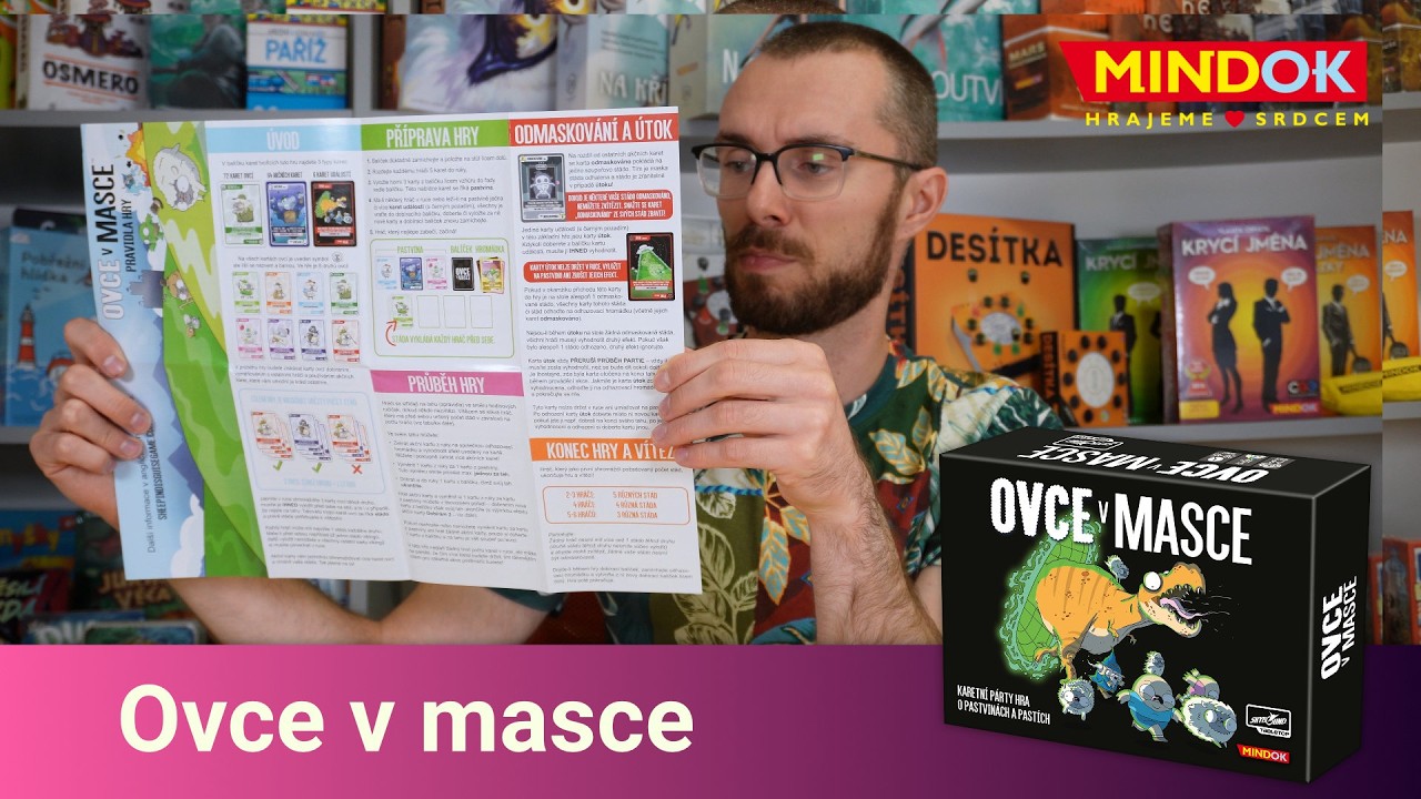 Ovce v masce – párty hra o shánění stád ovcí a únosech mimozemšťany