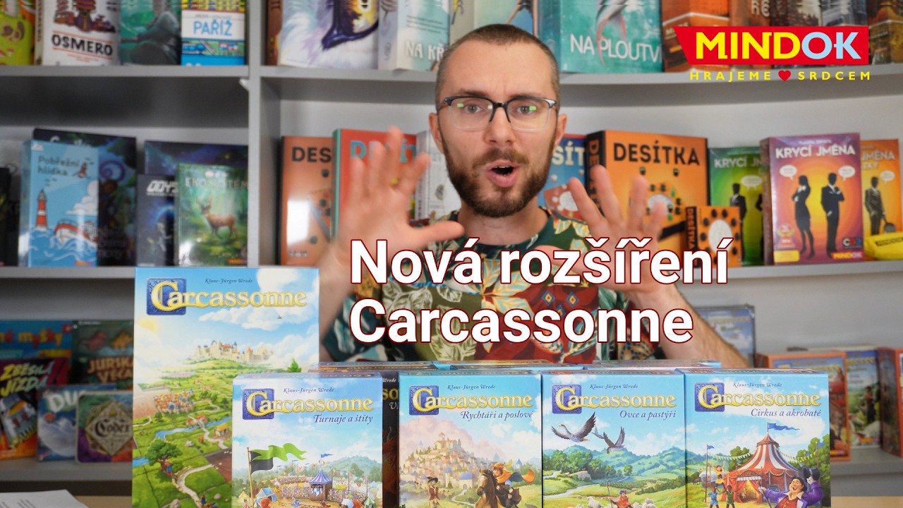 Nová rozšíření Carcassonne jsou za rohem! Mrkněte, co je nového