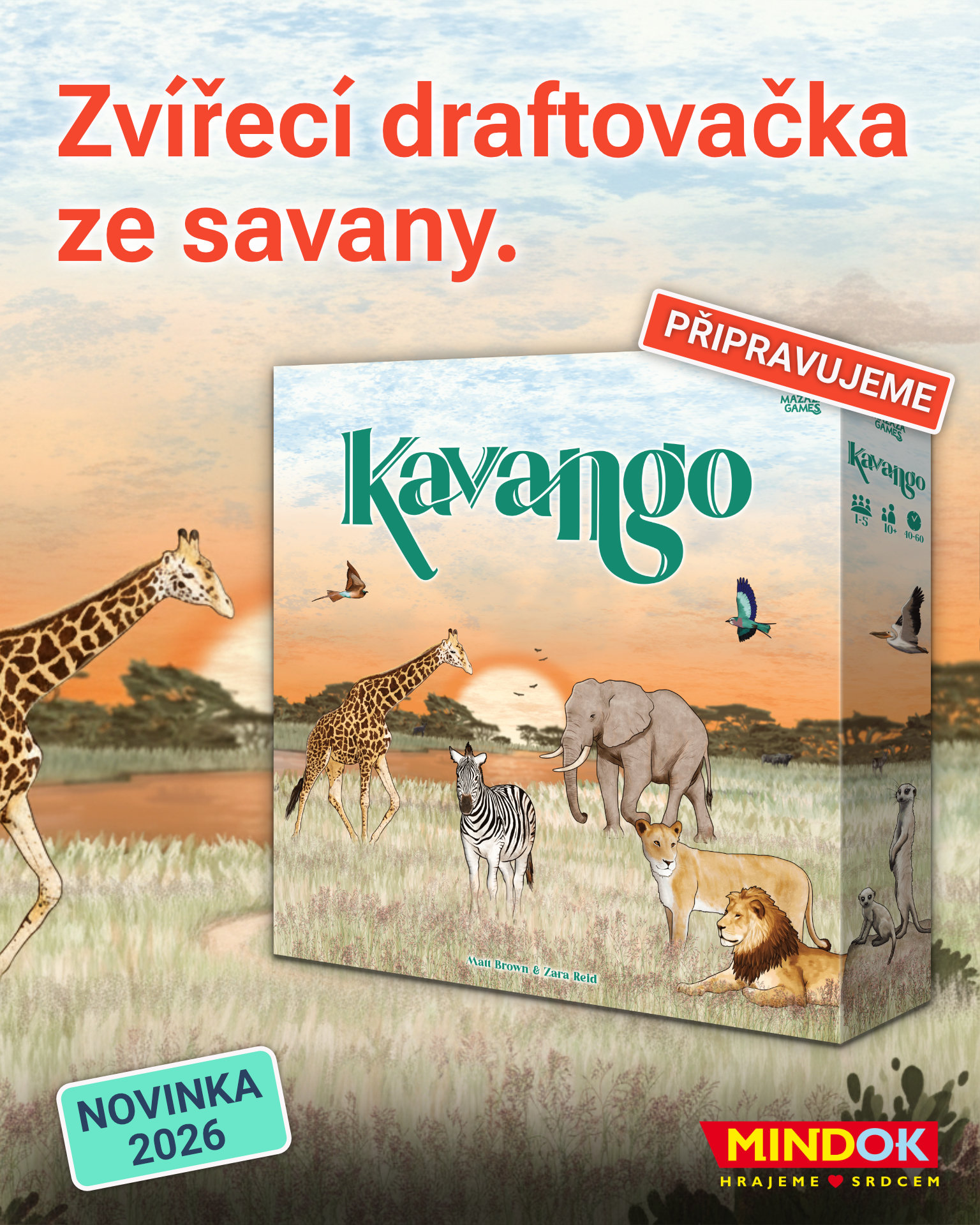 Vytvořte tu nejlepší zvířecí rezervaci! Připravujeme: Kavango